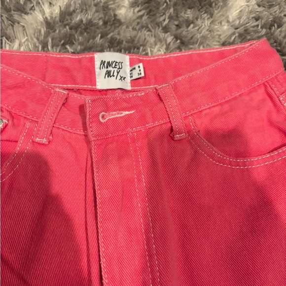 Women's Princess Polly Pink Wide Leg Jeans - Size 4 NWOT - Picture 9 of 9